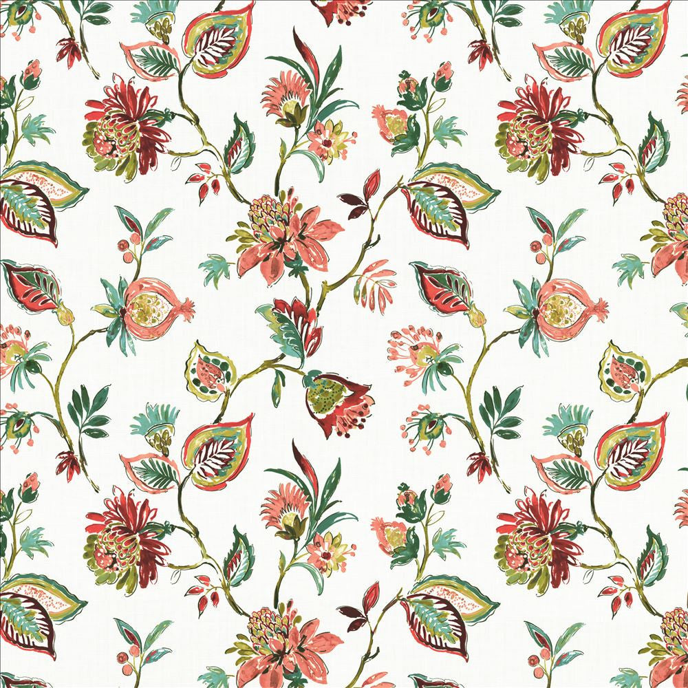 Becoming Coral by Kasmir Designer Fabric 1468 100% Cotton
 SPAIN </p><p>Repeat: Horizontal: 26 4/8 inches and Vertical: 27 inches 54 - Swanky Fabrics -