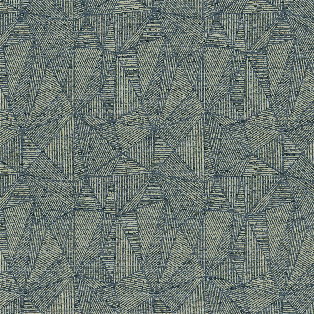 Benevolent Lapis  by Kasmir Designer Fabric 1454 100% Polyester
 CHINA 12,000 Wyzenbeek Double Rubs Horizontal: 14 7/8 inches and Vertical: 16 3/8 inches 56  - Swanky Fabrics -