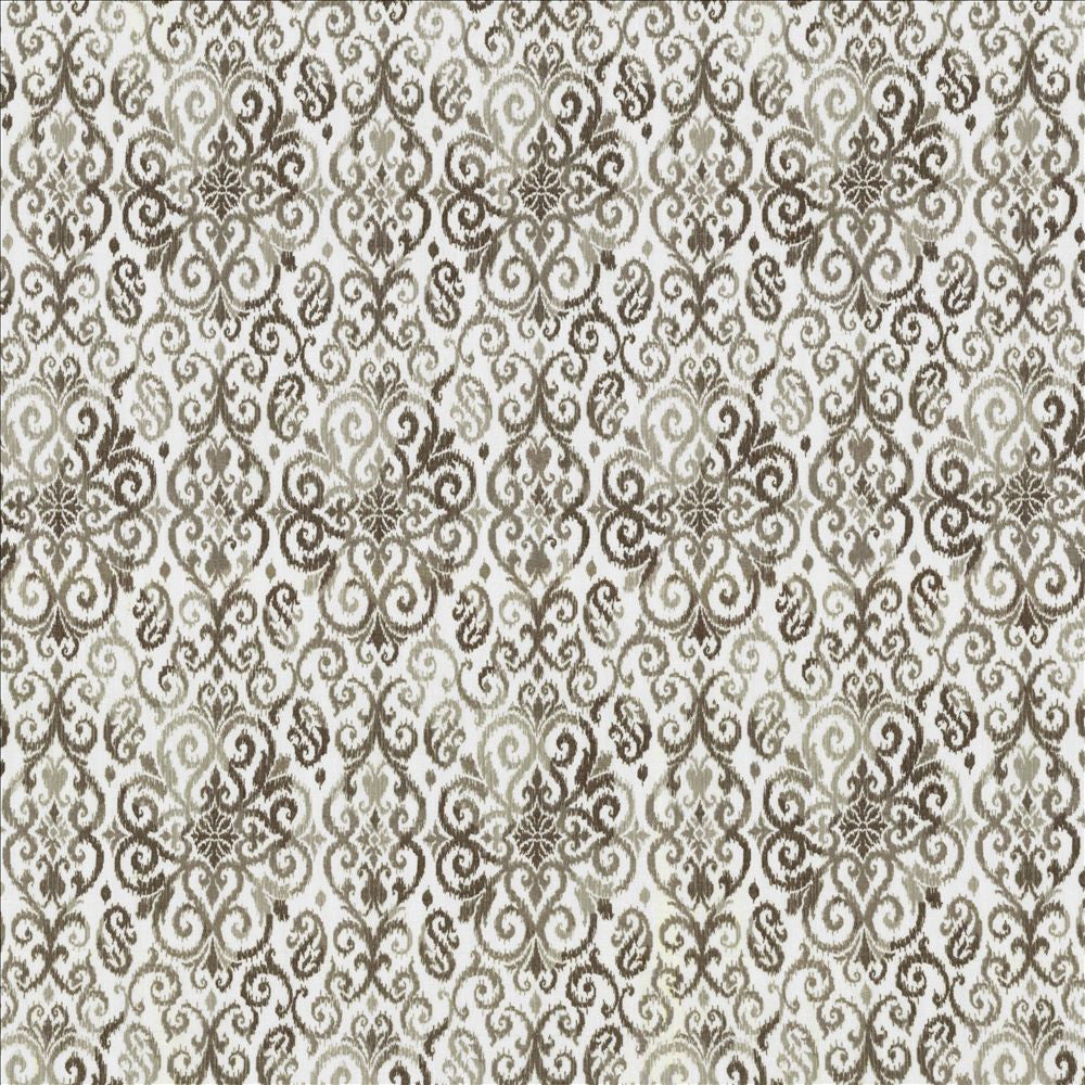 Bengali Charcoal  by Kasmir Designer Fabric 5077 80% Polyester
20% Linen
 SPAIN Not Tested Horizontal: 9 2/8 inches and Vertical: 17 4/8 inches 57  - Swanky Fabrics -