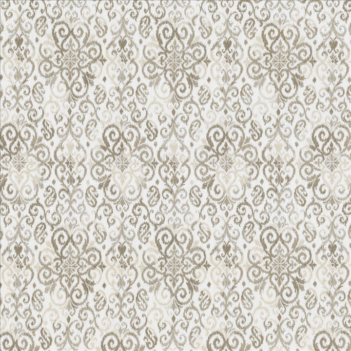Bengali Pewter by Kasmir Designer Fabric 5077 80% Polyester
20% Linen
 SPAIN </p><p>Repeat: Horizontal: 9 2/8 inches and Vertical: 17 4/8 inches 57 - 58 - Swanky Fabrics -