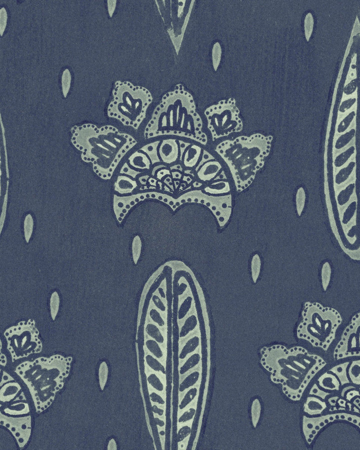 Mind The Gap Wallpaper BETHEL BATIK Cobalt Wallpaper (WP30076) | WP30076 | WOODSTOCK '69 LIFESTYLE COLLECTION | 1 roll x 20.5 x 393.7 in | 0.52m / 20.5in | 10m / 393.7in | 5.20mp | 60cm / 23.7in | Cobalt Blue | Satin Matte | Paste the wall | 1-roll in a box | Fabric Carolina | https://www.fabriccarolina.com/