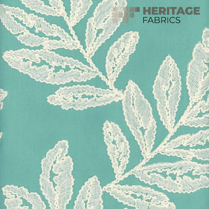 Bimini Caribe by Heritage Designer Fabric - 50% Cotton 50% Polyester India 15,000 Horizontal: 9" and Vertical: 10.25" 54" - Swanky Fabrics -