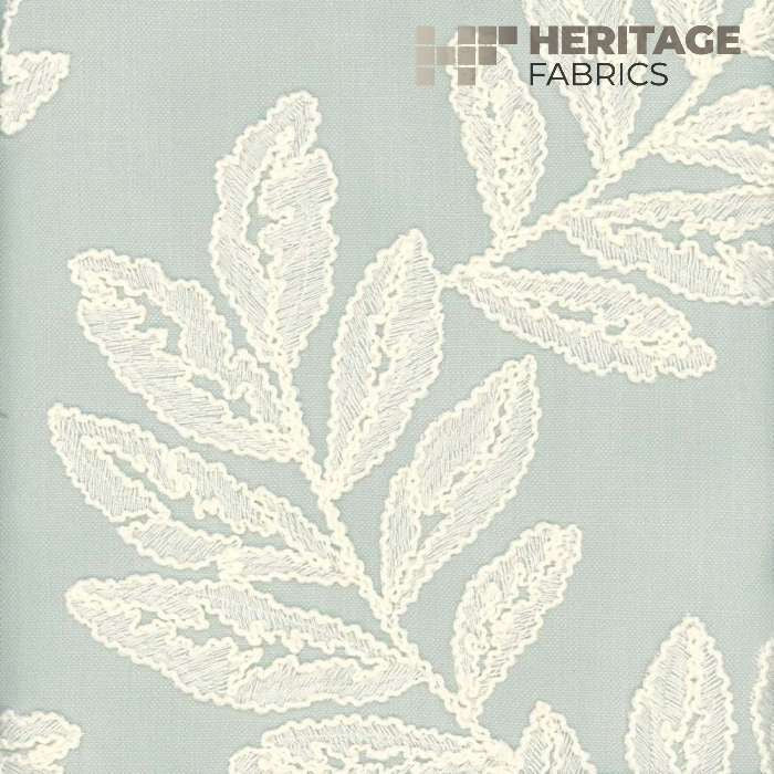 Bimini Powder by Heritage Designer Fabric - 50% Cotton 50% Polyester India 15,000 Horizontal: 9" and Vertical: 10.25" 54" - Swanky Fabrics -