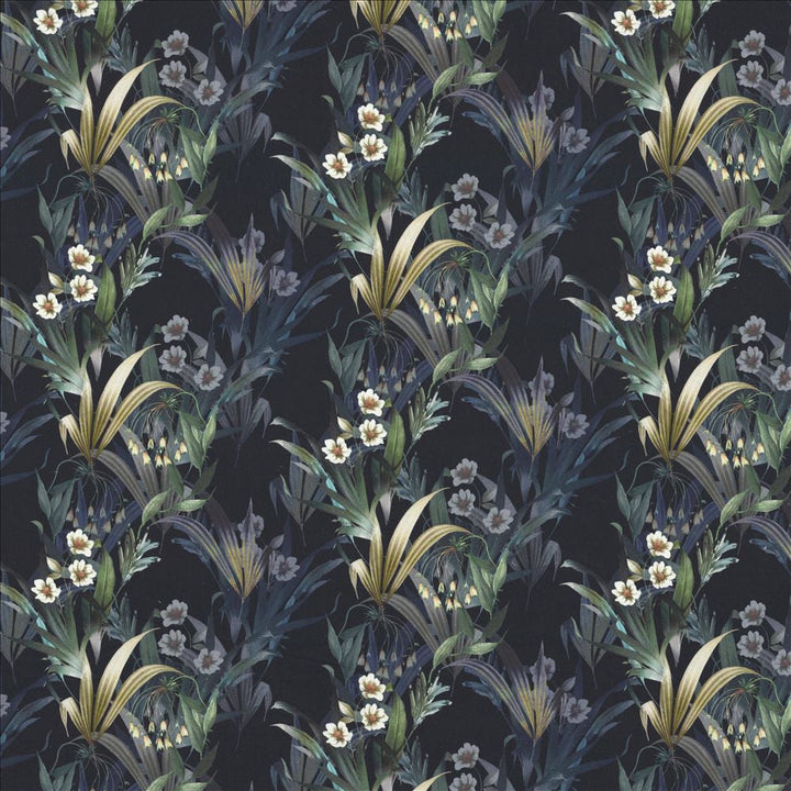 Bloomfield Midnight by Kasmir Designer Fabric 1463 100% Cotton
 SPAIN 14,000 Martindale Cycles </p><p>Repeat: Horizontal: 25 inches and Vertical: 12 4/8 inches 54 - Swanky Fabrics -