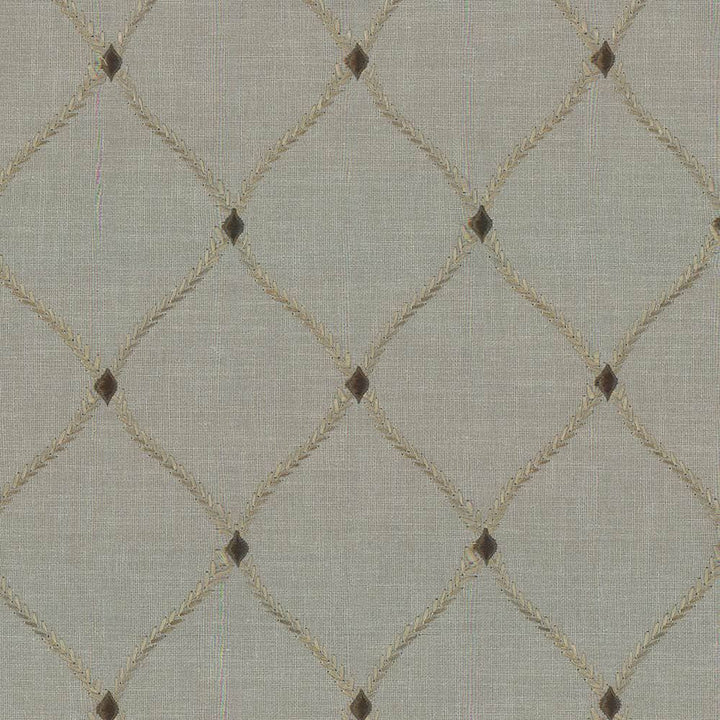 Bluffton Cloud by Kasmir Designer Fabric 1438 100% Polyester
Embroidery
100% Rayon
 INDIA </p><p>Repeat: Horizontal: 4 2/8 inches and Vertical: 6 1/8 inches 51 - 55 - Swanky Fabrics -