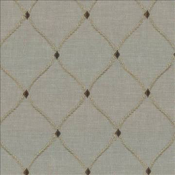 Bluffton Cloud by Kasmir Designer Fabric 1438 100% Polyester Embroidery Contents 100% Rayon INDIA 15,000 Wyzenbeek Double Rubs H: 4 2/8 inches, V: 6 1/8 inches 54 - 55 - Swanky Fabrics - Kasmir