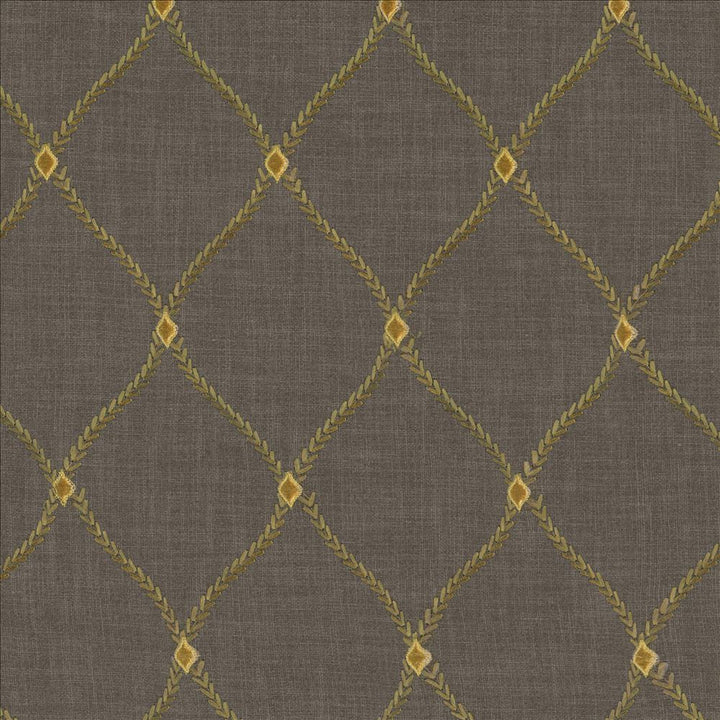 Bluffton Platinum  by Kasmir Designer Fabric 1438 100% Polyester
Embroidery
100% Rayon
 INDIA 15,000 Wyzenbeek Double Rubs Horizontal: 4 2/8 inches and Vertical: 6 1/8 inches 51  - Swanky Fabrics -