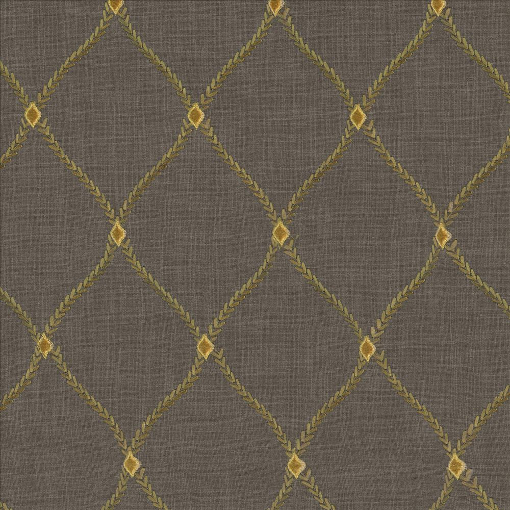 Bluffton Platinum by Kasmir Designer Fabric 1438 100% Polyester
Embroidery
100% Rayon
 INDIA 15,000 Wyzenbeek Double Rubs </p><p>Repeat: Horizontal: 4 2/8 inches and Vertical: 6 1/8 inches 51 - Swanky Fabrics -