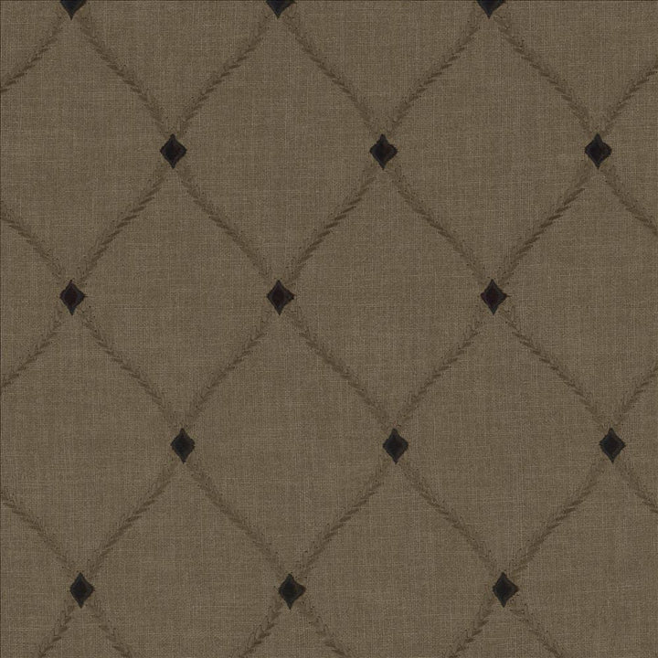 Bluffton Walnut by Kasmir Designer Fabric See sample 100% Polyester
Embroidery
100% Rayon
 INDIA 15,000 Wyzenbeek Double Rubs </p><p>Repeat: Horizontal: 4 2/8 inches and Vertical: 6 1/8 inches 51 - Swanky Fabrics -