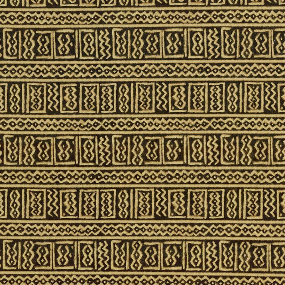 Bogolanfini Black Spice by Kasmir Designer Fabric 5062 100% Cotton
 TURKMENISTAN </p><p>Repeat: Horizontal: 13 4/8 inches and Vertical: 13 4/8 inches 54 - 55 - Swanky Fabrics -