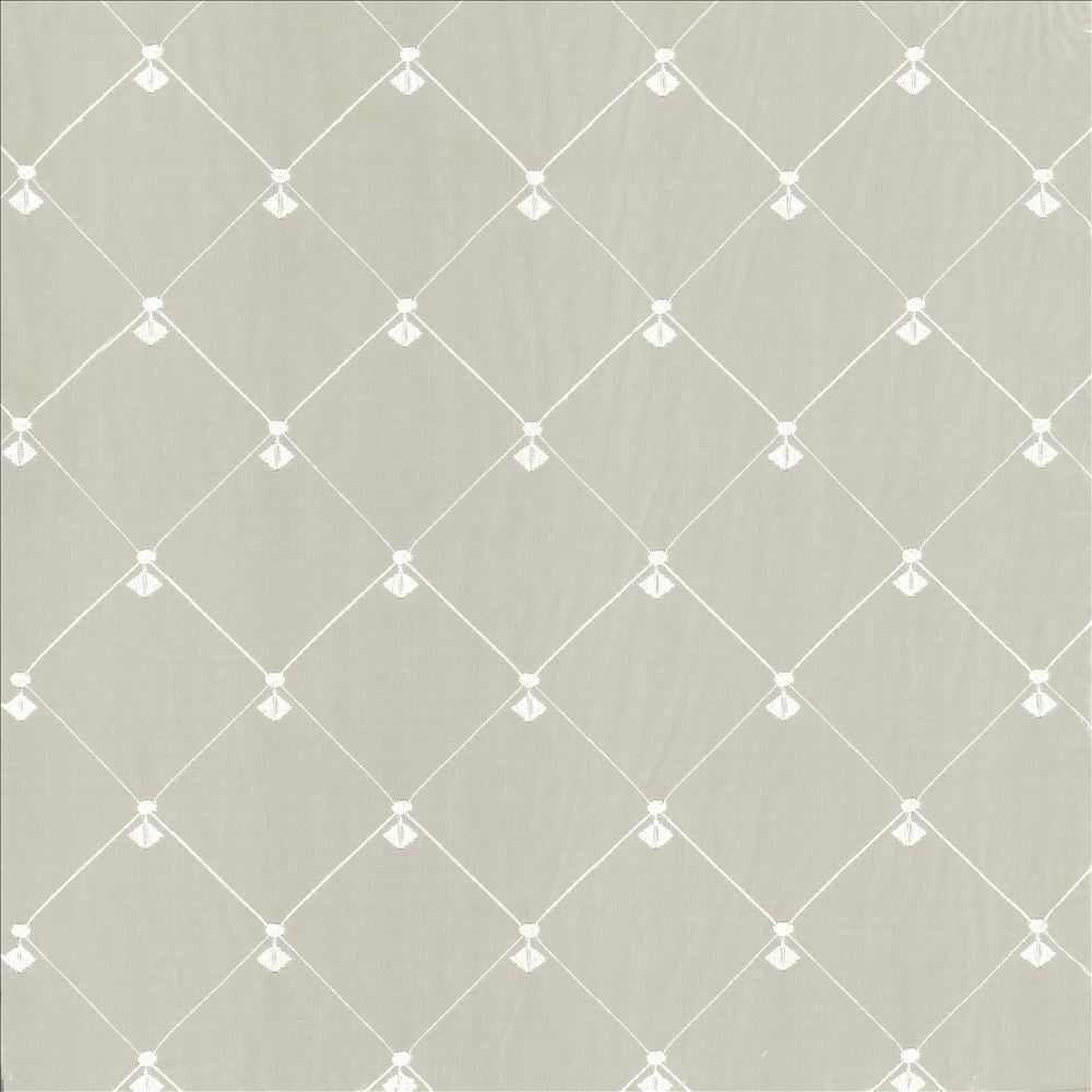 Borderline Champagne by Kasmir Designer Fabric 5108 100% Polyester TURKEY Not Tested Horizontal: 4 3/8 inches and Vertical: 4 3/8 inches 59 - 60 - Swanky Fabrics -