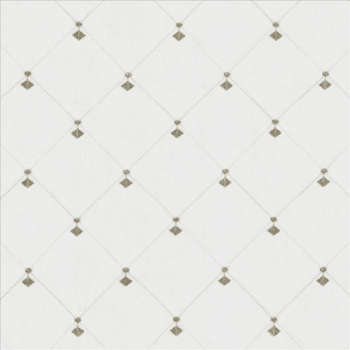 Borderline Smoke  by Kasmir Designer Fabric 5108 100% Polyester
 TURKEY Not Tested Horizontal: 4 3/8 inches and Vertical: 4 3/8 inches 59  - Swanky Fabrics -