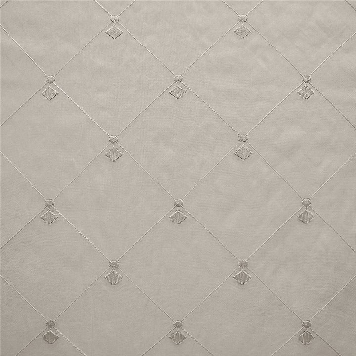 Borderline Smoke by Kasmir Designer Fabric 5108 100% Polyester
 TURKEY Not Tested </p><p>Repeat: Horizontal: 4 3/8 inches and Vertical: 4 3/8 inches 59 - Swanky Fabrics -