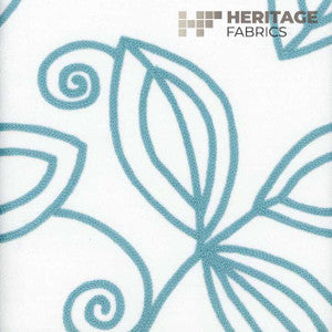 Heritage Fabric Botanique Turquoise