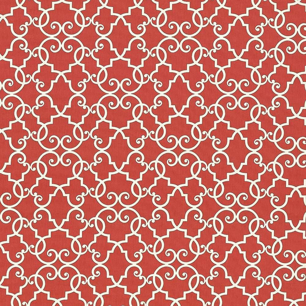 Bouley Tomato by Kasmir Designer Fabric 5064 100% Cotton
 TURKMENISTAN </p><p>Repeat: Horizontal: 13 4/8 inches and Vertical: 13 4/8 inches 54 - 55 - Swanky Fabrics -
