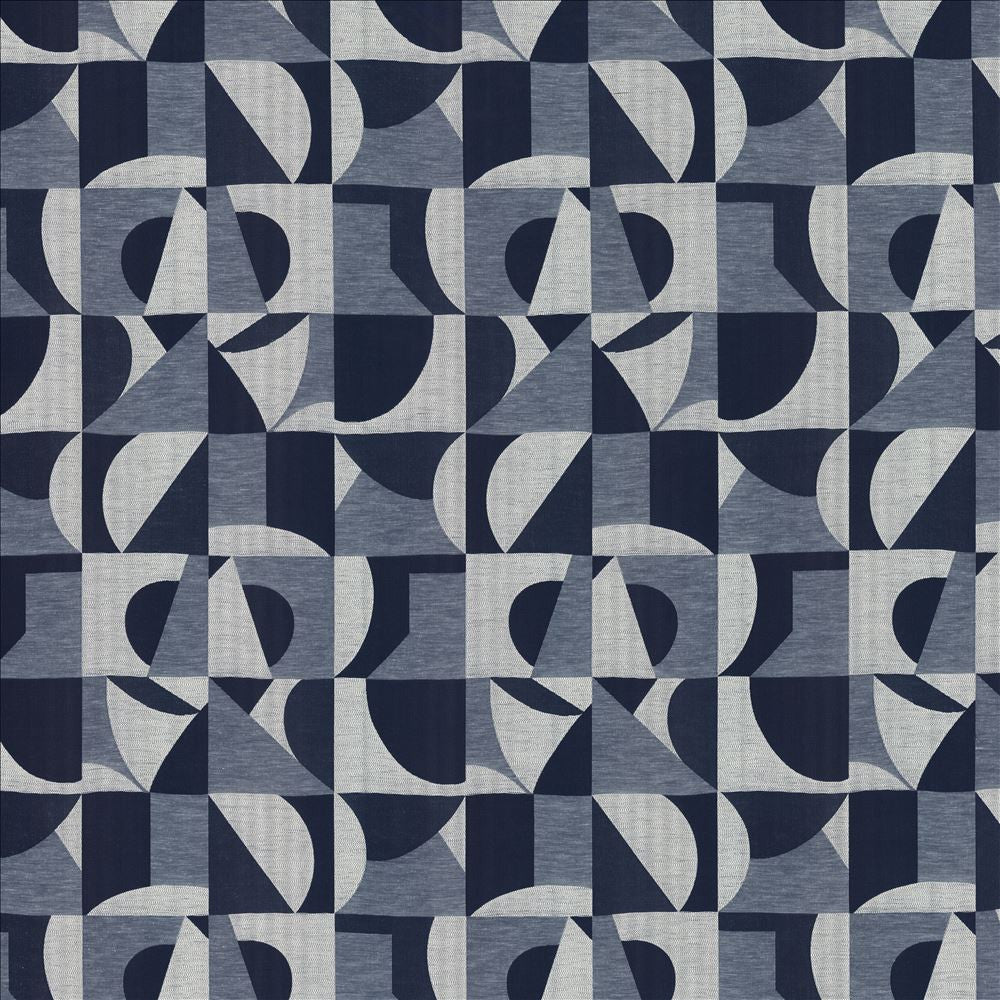 Boyer Navy  by Kasmir Designer Fabric 1474 82% Polyester 18% Cotton  INDIA  </p><p>Repeat: Horizontal: 14 1/8 inches and Vertical: 26 4/8 inches 54  - Swanky Fabrics -