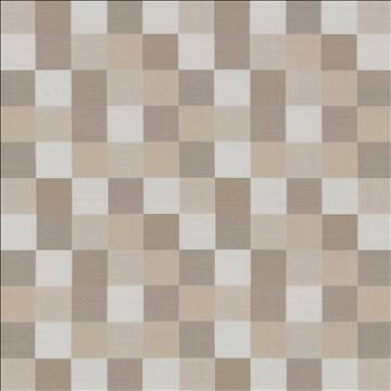 Brewster Check Driftwood by Kasmir Designer Fabric 1437 100% Polyester TURKEY Not Tested H: 13 4/8 inches, V: 14 7/8 inches 58 - Swanky Fabrics - Kasmir