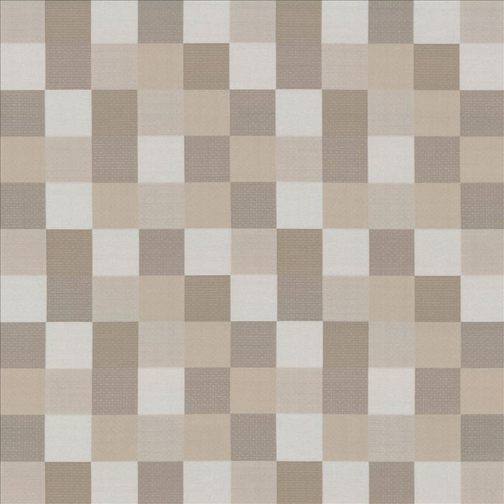 Brewster Check Driftwood by Kasmir Designer Fabric 1437 100% Polyester
 TURKEY </p><p>Repeat: Horizontal: 13 4/8 inches and Vertical: 14 7/8 inches 58 - Swanky Fabrics -