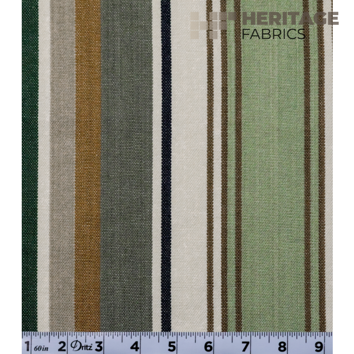 Bridgewater Meadow by Heritage Fabric - 100% Cotton India 30,000 Horizontal: 13.5" and Vertical: N/A 54" - Fabric Carolina -