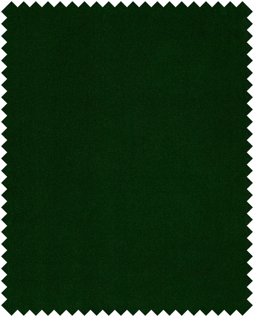 British Racing Green cotton velvet fabric by Mind the Gap (FB00154), swatch