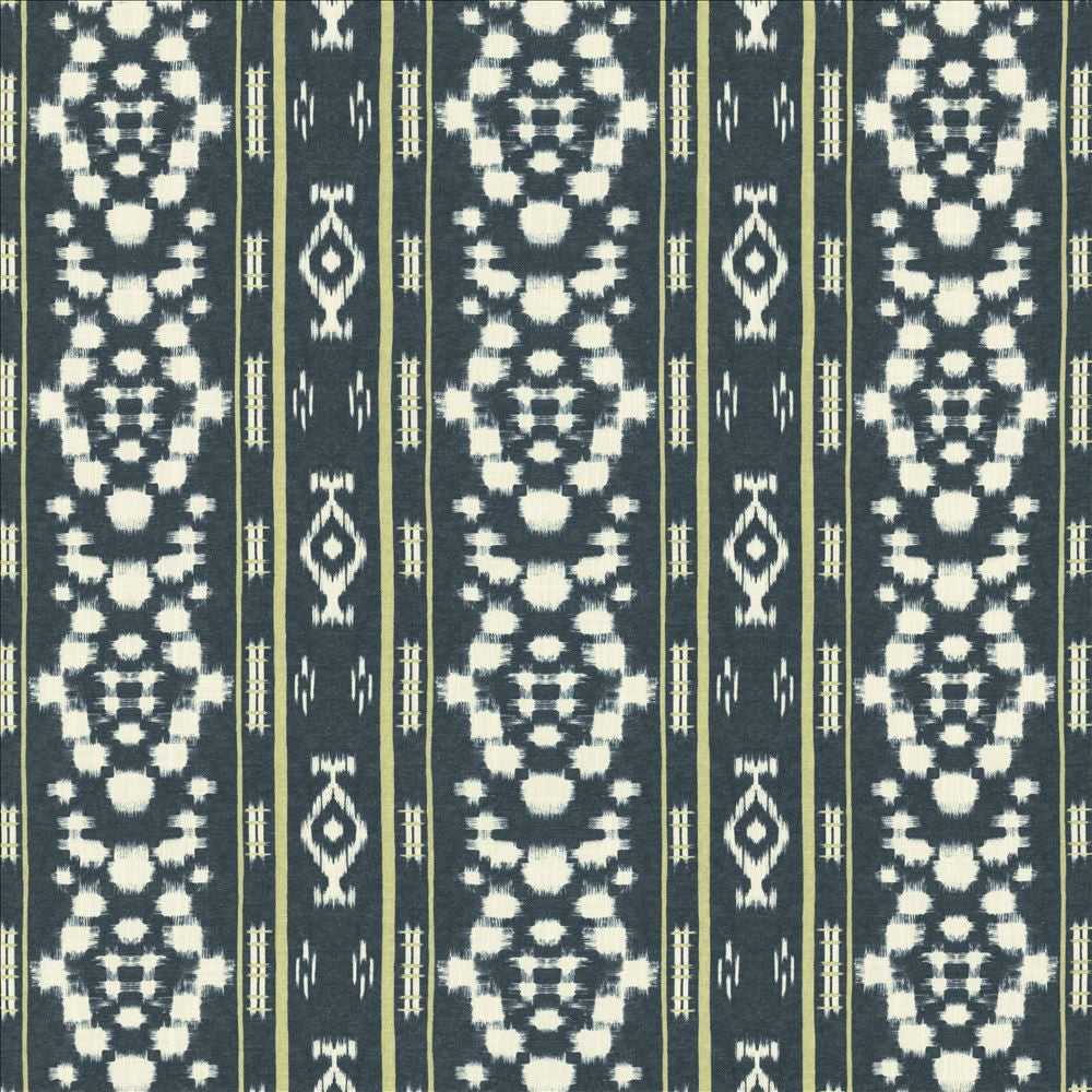 Brookline Indigo by Kasmir Designer Fabric 1458 70% Viscose
30% Linen
 SPAIN 30,000 Wyzenbeek Double Rubs </p><p>Repeat: Horizontal: 13 4/8 inches and Vertical: 10 4/8 inches 54 - Swanky Fabrics -