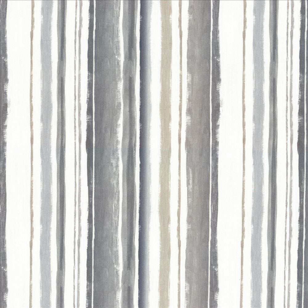 Brookmere Stripe Slate by Kasmir Designer Fabric 5078 100% Cotton
 INDIA </p><p>Repeat: Horizontal: 13 4/8 inches and Vertical: N/A 54 - Swanky Fabrics -
