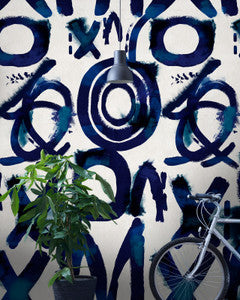 Mind the Gap Wallpaper Mind The Gap   SPONTANEOUS Blue   (WP20327)