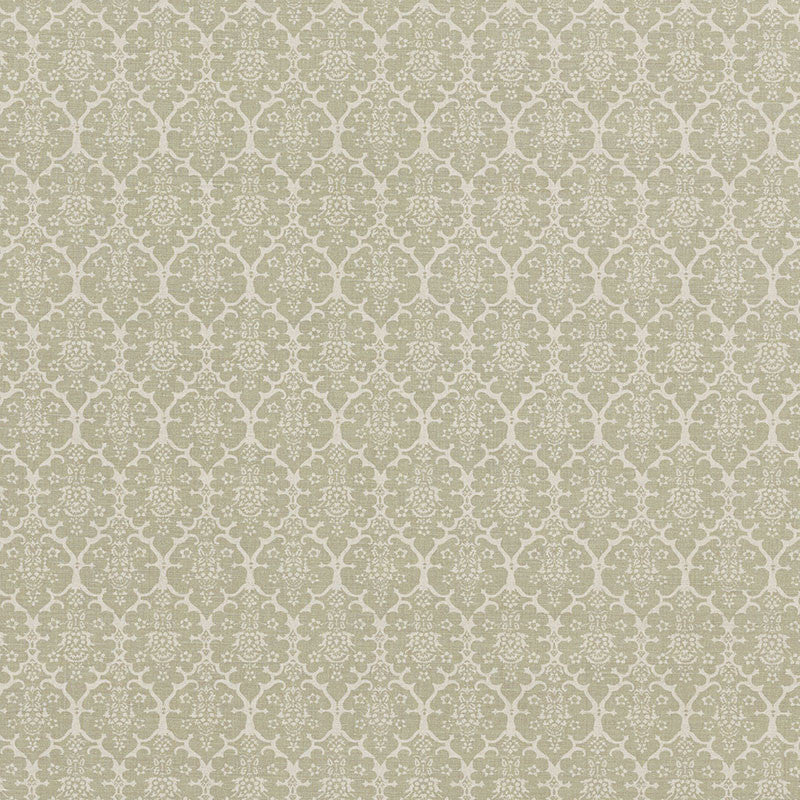 Burley Sage BURL006 by Schumacher Designer Fabric Veere-Grenney 100% Linen Martindale 25,000 Horizontal: 2.5 and Vertical: 4.25 53 - Swanky Fabrics -