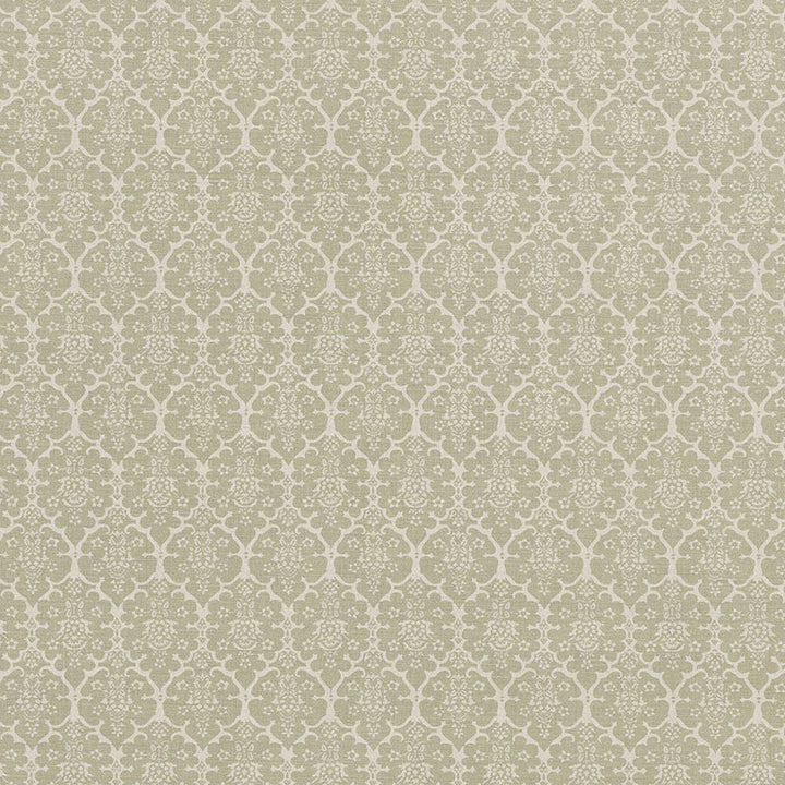 Burley Sage BURL006 by Schumacher Designer Fabric Veere-Grenney 100% Linen Martindale 25,000 Horizontal: 2.5 and Vertical: 4.25 53 - Swanky Fabrics -