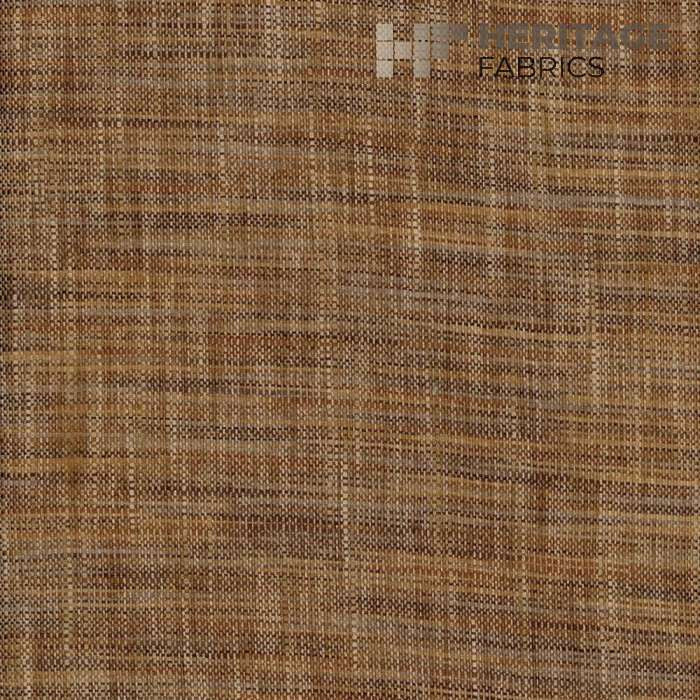 Burma Toffee by Heritage Designer Fabric - 100% Polyester India Horizontal: N/A and Vertical: N/A 54" - Swanky Fabrics -