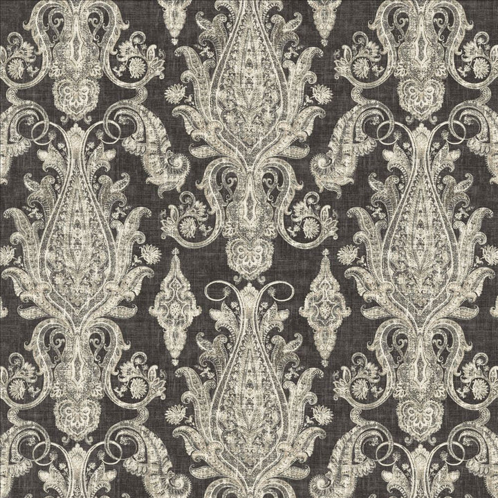 Buta Peppercorn by Kasmir Designer Fabric 5141 55% Linen
45% Rayon
 USA 18,000 Wyzenbeek Double Rubs </p><p>Repeat: Horizontal: 27 inches and Vertical: 25 2/8 inches 54 - Swanky Fabrics -