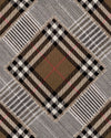 Mind the Gap Wallpaper Mind The Gap   CHECKERED PATCHWORK Mid Brown   (WP20390)