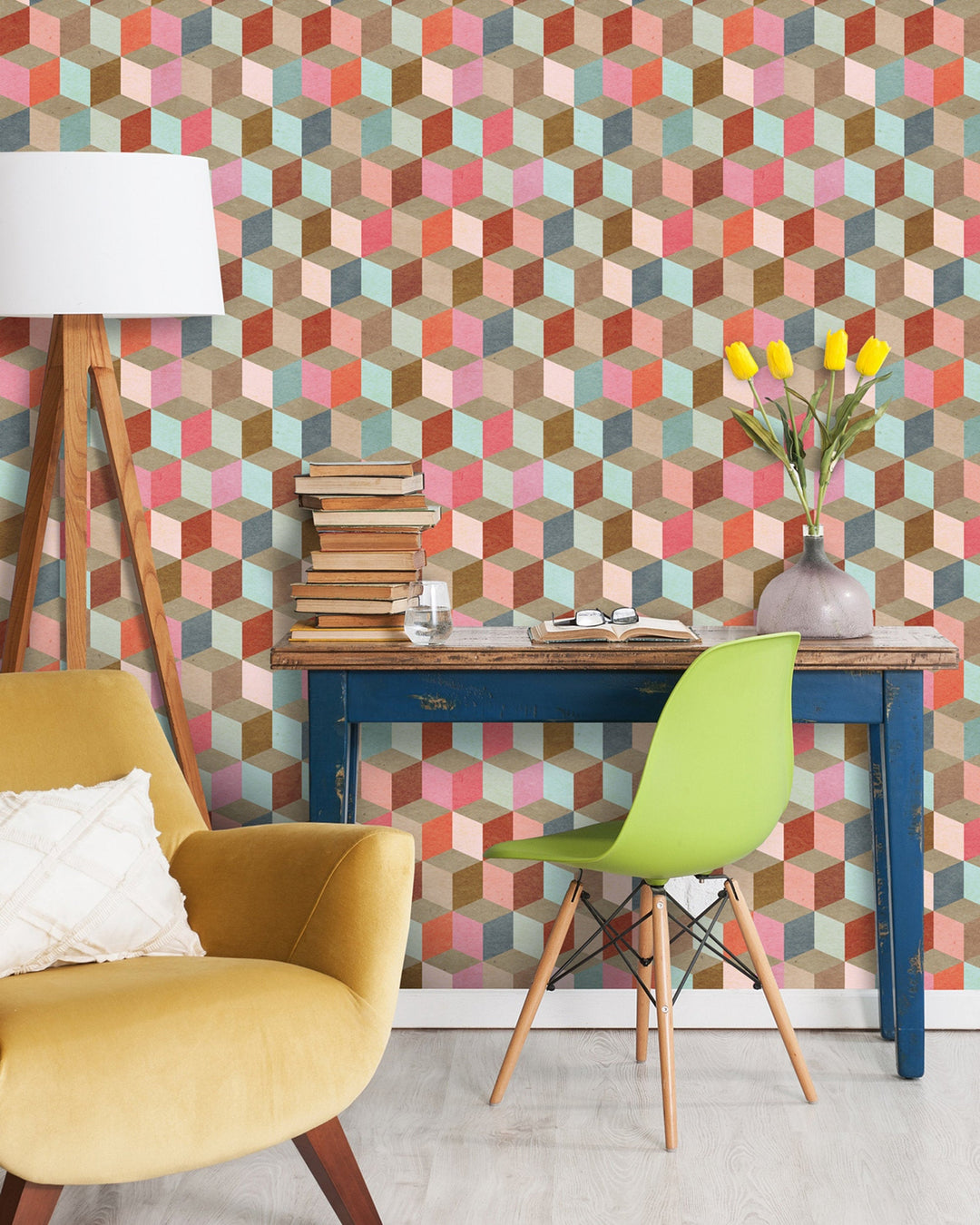 Coloured Geometry Premium wallpaper by Mind the Gap (WP20004), view 2
