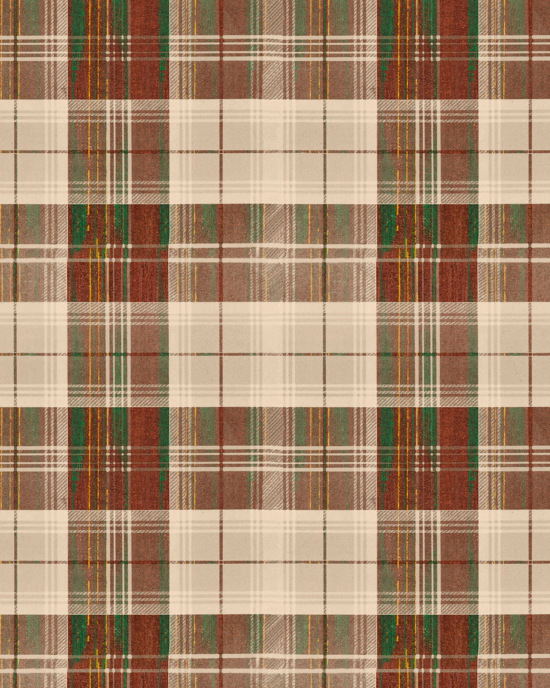 Countryside Plaid Leather wallpaper by Mind the Gap (WP30012), swatch