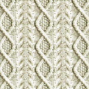 Kasmir Fabric Cable Knit Grey