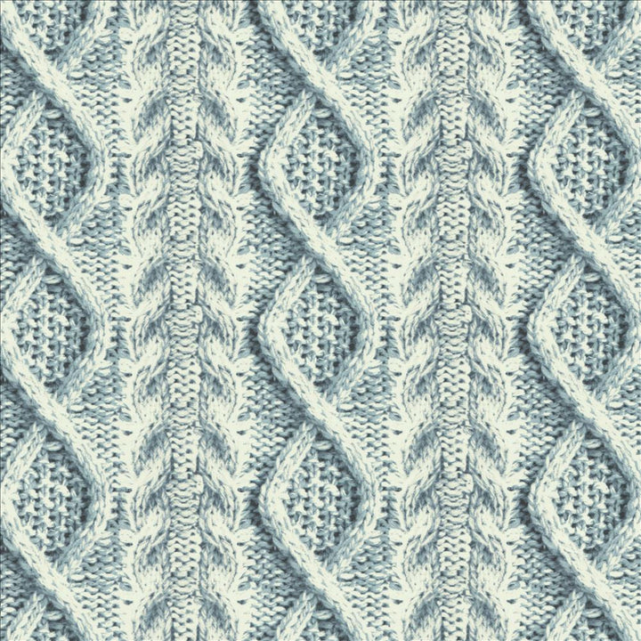 Cable Knit Indigo by Kasmir Designer Fabric See sample 100% Cotton
 CHINA 11,500 Wyzenbeek Double Rubs </p><p>Repeat: Horizontal: 7 inches and Vertical: 4 2/8 inches 57 - Swanky Fabrics -