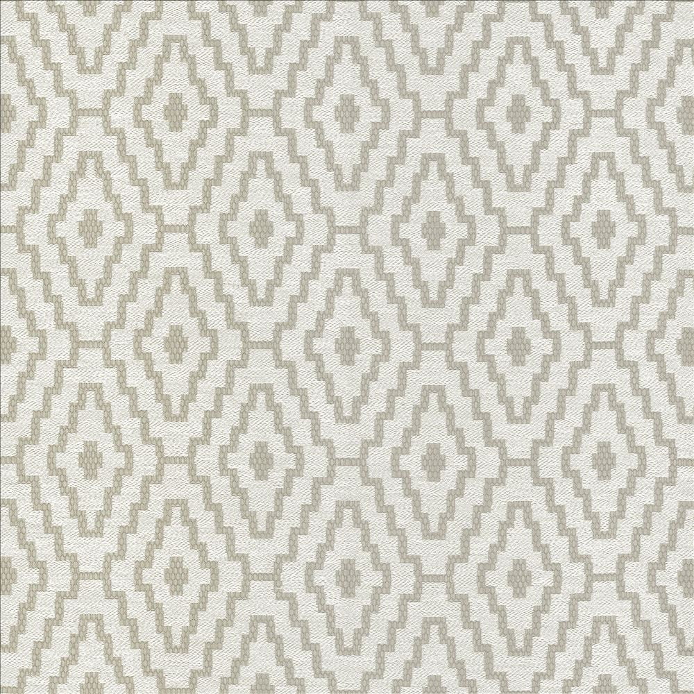Cabruna Silver by Kasmir Designer Fabric 5113 66% Polyester
34% Cotton
 INDIA 50,000 Wyzenbeek Double Rubs </p><p>Repeat: Horizontal: 4 4/8 inches and Vertical: 5 4/8 inches 54 - Swanky Fabrics -