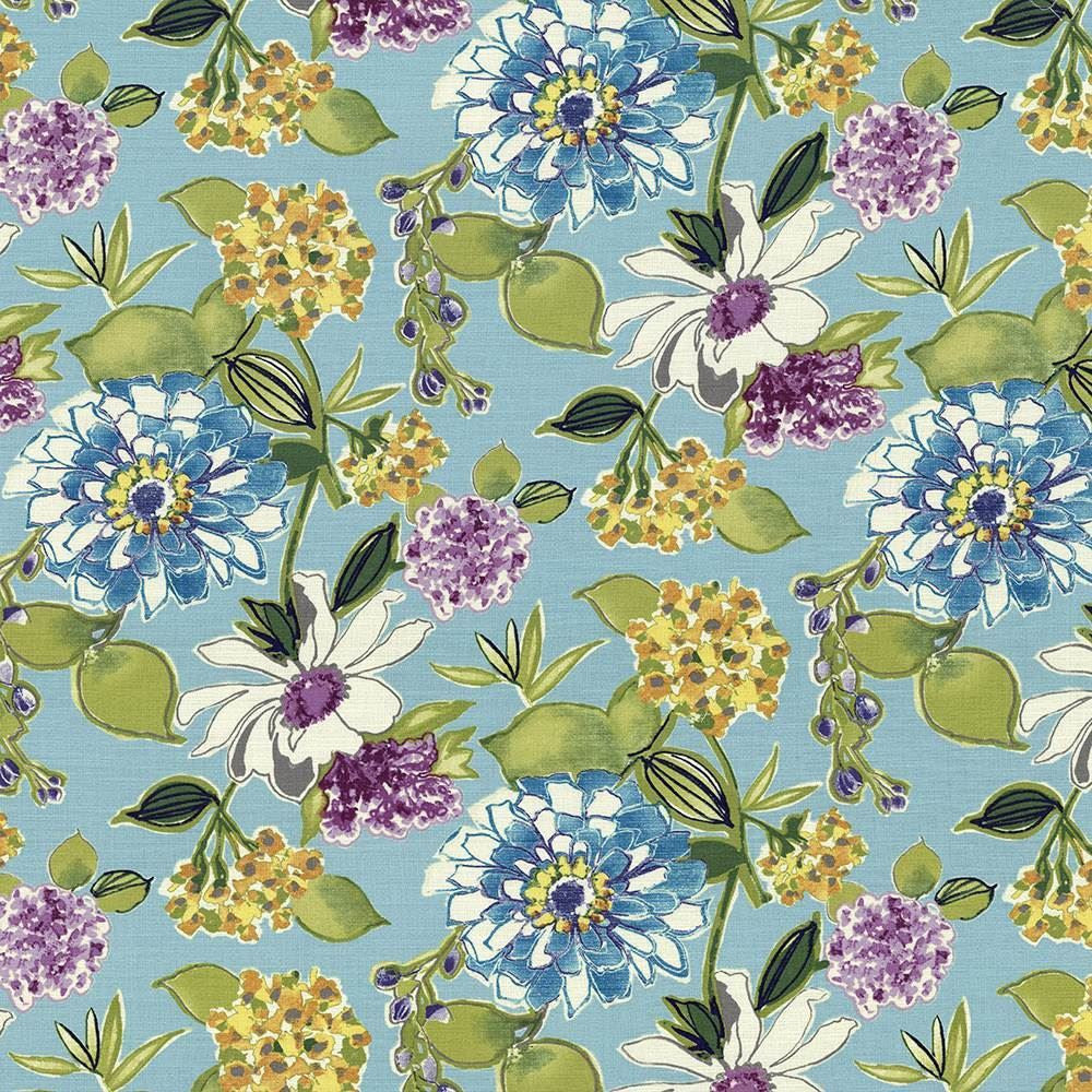 Cacherel Spring Water by Kasmir Designer Fabric 5065 100% Cotton
 PAKISTAN </p><p>Repeat: Horizontal: 27 inches and Vertical: 27 inches 54 - 55 - Swanky Fabrics -
