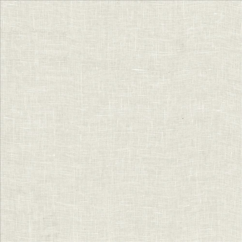 Calcott Sheer Winter White by Kasmir Designer Fabric See sample 100% Linen
 INDIA Not Tested </p><p>Repeat: Horizontal: N/A and Vertical: N/A 54 - Swanky Fabrics -
