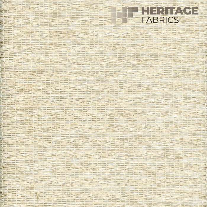 Calista Raffia by Heritage Fabric - 100% Polyester Turkey Horizontal: 1" and Vertical: 1" 54" - Fabric Carolina -
