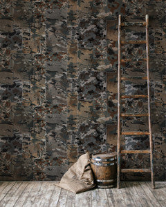 Mind the Gap Wallpaper Mind The Gap   CAMO Brown   (WP20202)
