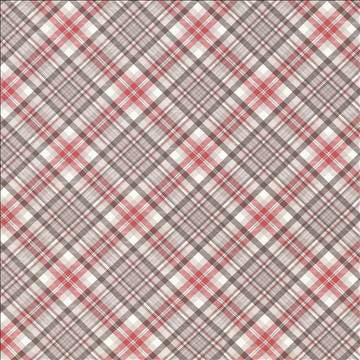 Campagne Plaid Pink Flannel by Kasmir Designer Fabric 5064 55% Cotton 45% Polyester SPAIN 20,000 Wyzenbeek Double Rubs H: 12 4/8 inches, V: 12 4/8 inches 54 - 56 - Swanky Fabrics - Kasmir