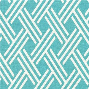 Kasmir Fabric Canton Trellis Aqua