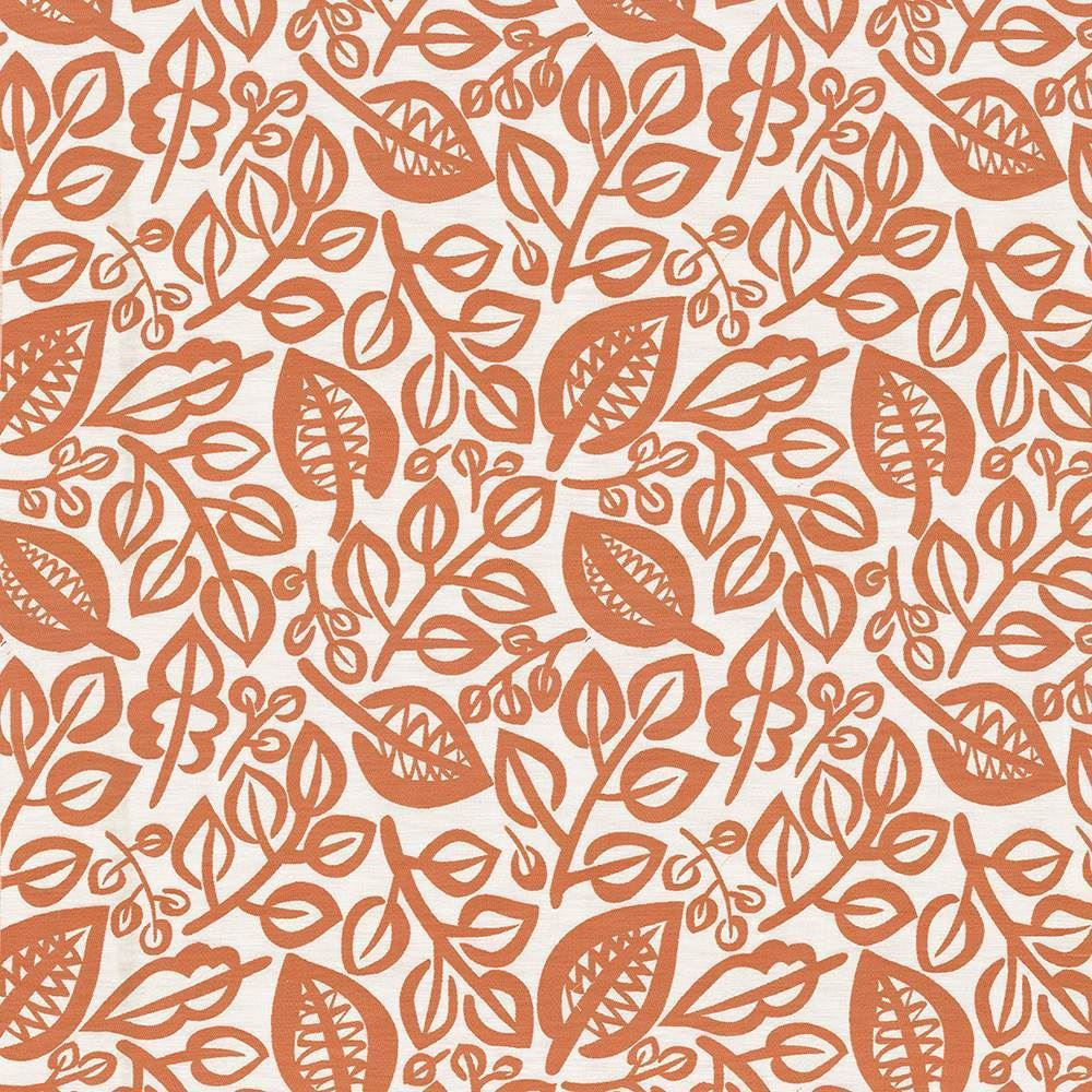 Capeside Tangerine by Kasmir Designer Fabric 1434 76% Rayon 24% Polyester CHINA 50,000 Wyzenbeek Double Rubs Horizontal: 27 inches and Vertical: 27 inches 58 - Swanky Fabrics -