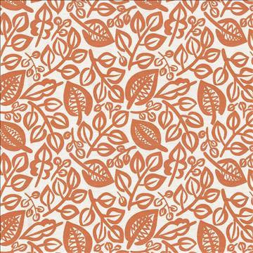 Capeside Tangerine by Kasmir Designer Fabric 1434 76% Rayon 24% Polyester CHINA 50,000 Wyzenbeek Double Rubs H: 27 inches, V: 27 inches 58 - Swanky Fabrics - Kasmir