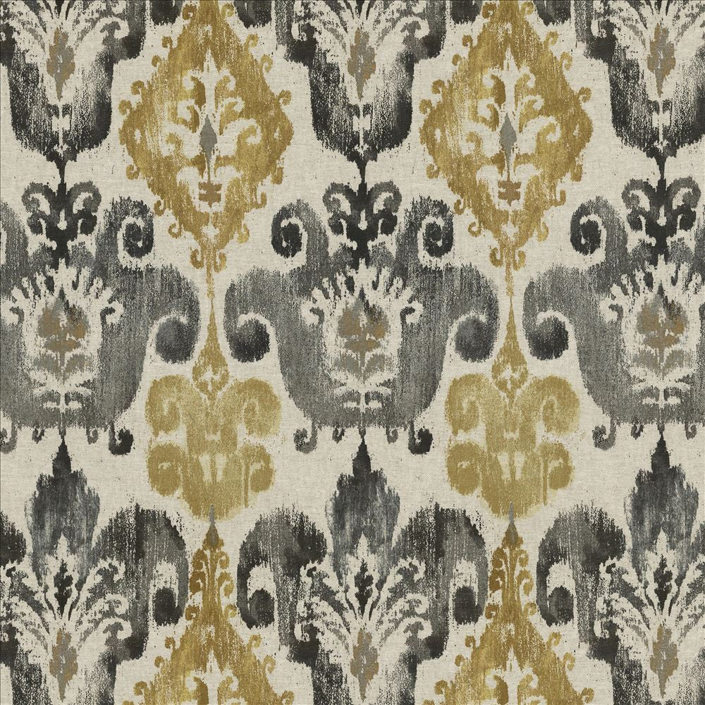Captiva Midas by Kasmir Designer Fabric 5078 89% Cotton
11% Rayon
 TURKEY 30,000 Wyzenbeek Double Rubs </p><p>Repeat: Horizontal: 13 6/8 inches and Vertical: 27 inches 54 - Swanky Fabrics -