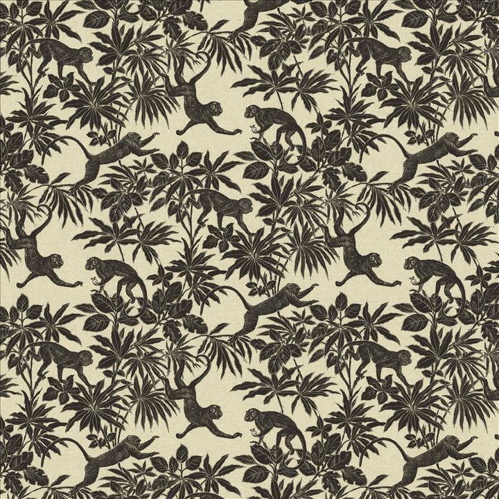 Capuchin Noir by Kasmir Designer Fabric 1462 90% Cotton
10% Polyester
 FRANCE 24,000 Martindale Cycles </p><p>Repeat: Horizontal: 23 6/8 inches and Vertical: 23 6/8 inches 61 - Swanky Fabrics -