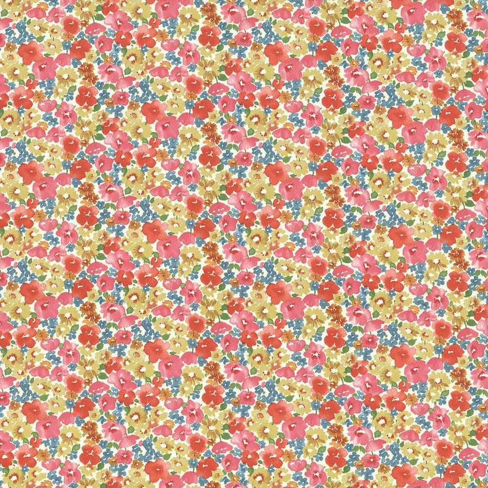 Carillon Garden Aurora  by Kasmir Designer Fabric 5065 100% Cotton
 USA 42,000 Wyzenbeek Double Rubs Horizontal: 18 inches and Vertical: 9 inches 54  - Swanky Fabrics -