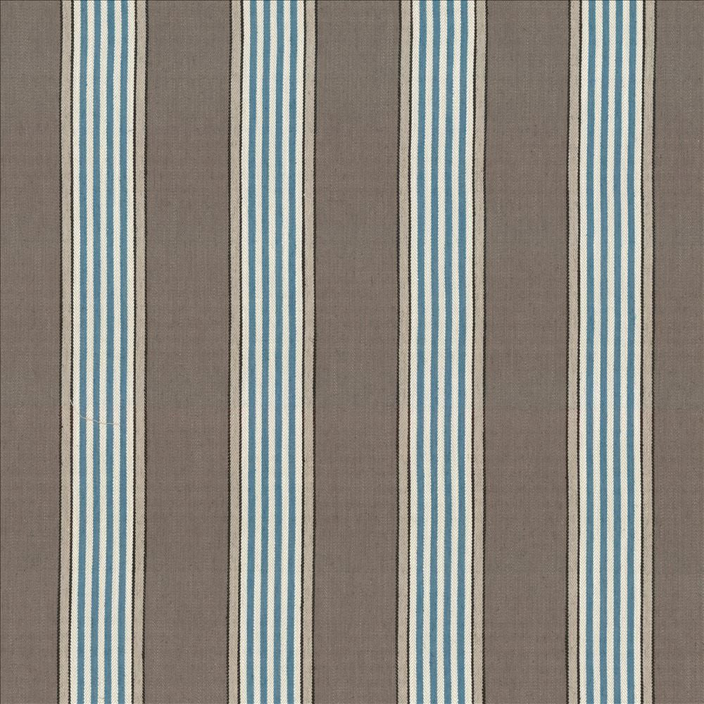 Carnegie Stripe Capri by Kasmir Designer Fabric 1446 42% Viscose 40% Polyester 18% Linen CHINA 30,000 Martindale Cycles Horizontal: 7 inches and Vertical: 0 Inches 57 - Swanky Fabrics -