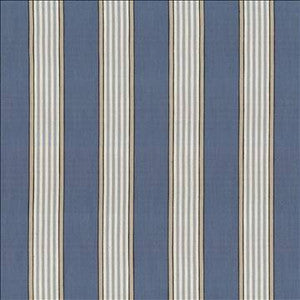 Kasmir Fabric Carnegie Stripe Indigo